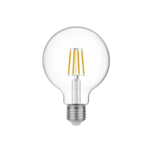 Lampadina Led G95 Globo Trasparente E27 7W